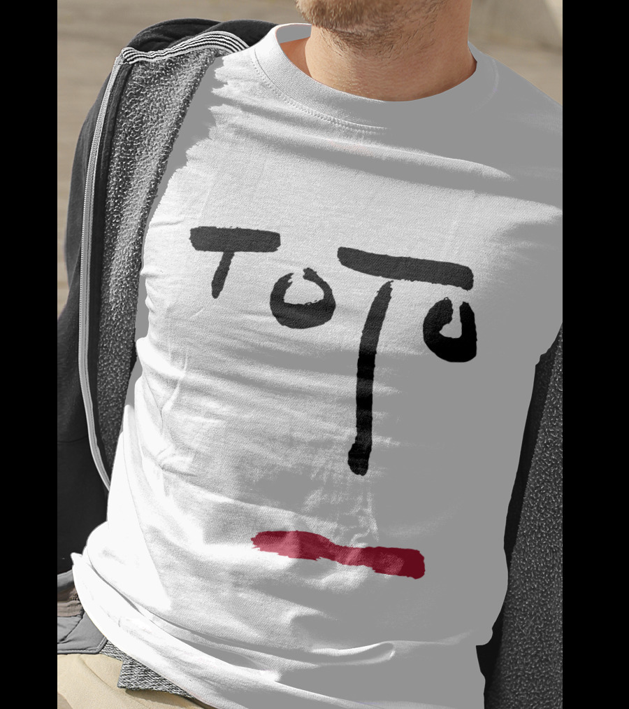 TOTO Turn Back 08 Minimalist Face T-Shirt