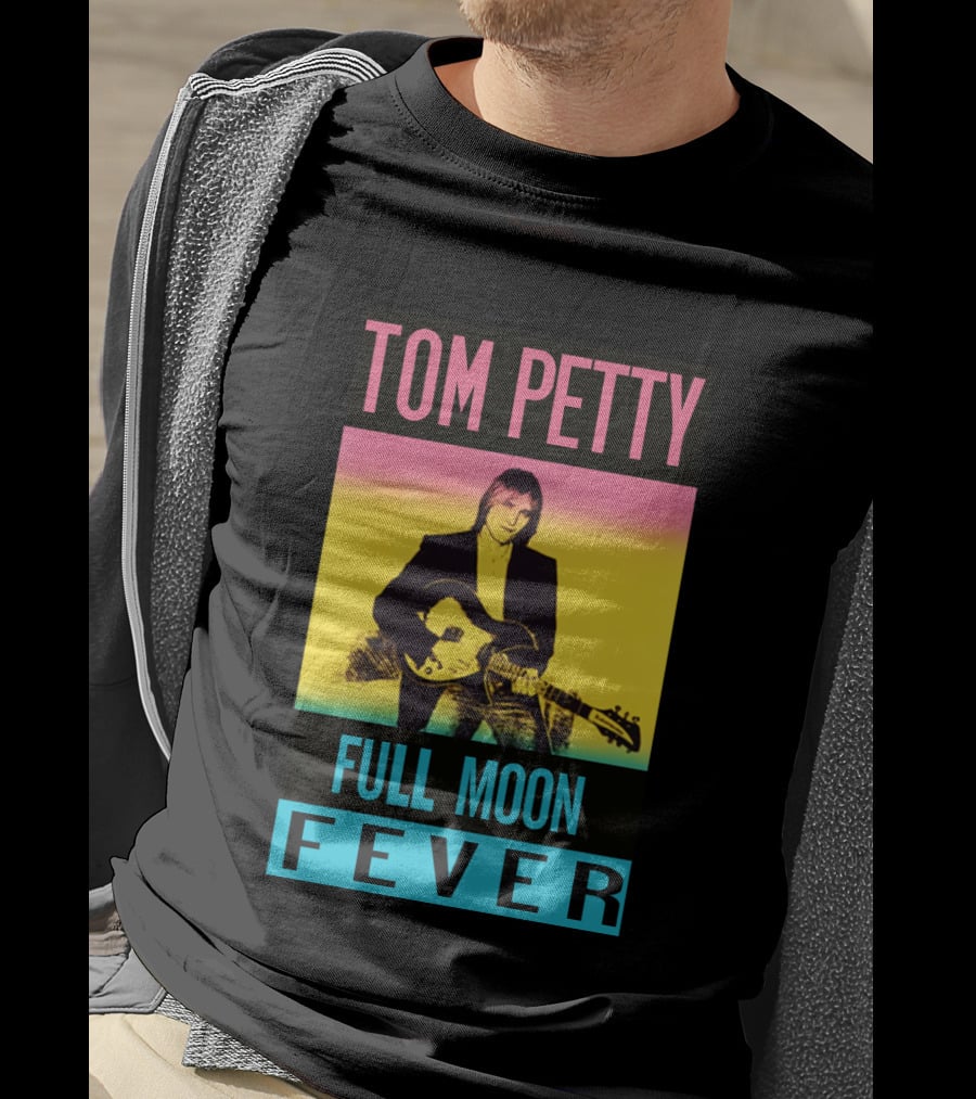 Tom Petty Full Moon Fever Retro Music Poster Tpt 07 Multicolor T-Shirt