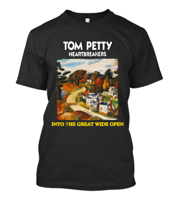 Tom Petty Heartbreakers Into The Great Wide Open Road Scenic Landscape T-Shirt