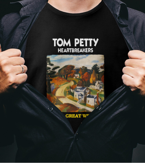 Tom Petty Heartbreakers Into The Great Wide Open Road Scenic Landscape T-Shirt