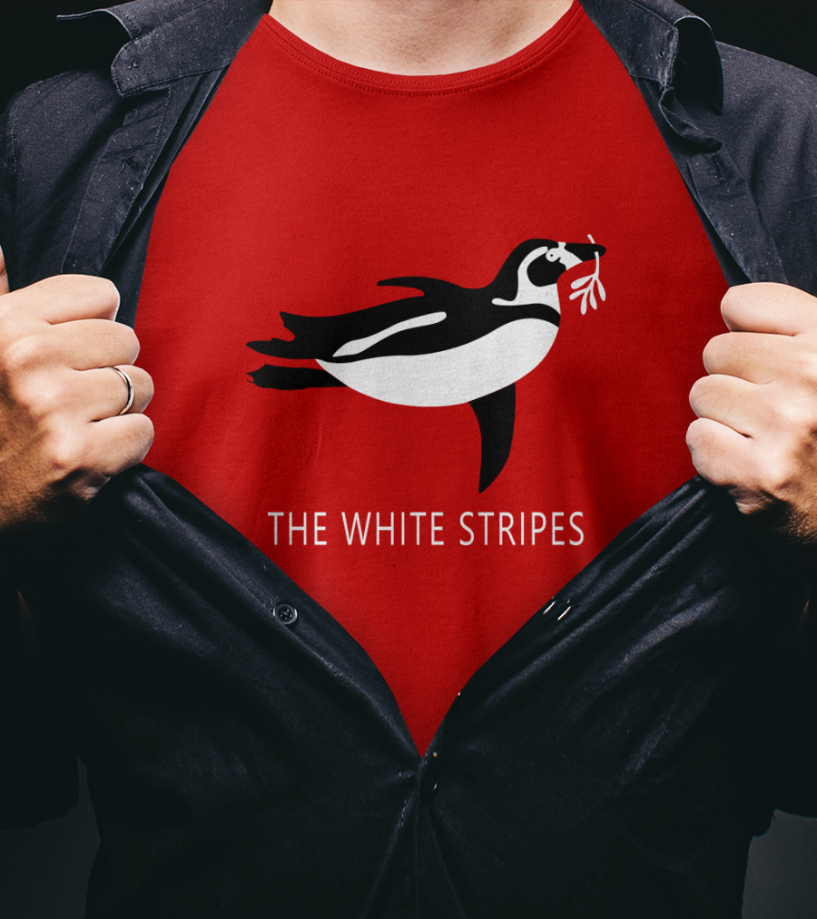 The White Stripes TWS 03 Red Penguin T-Shirt