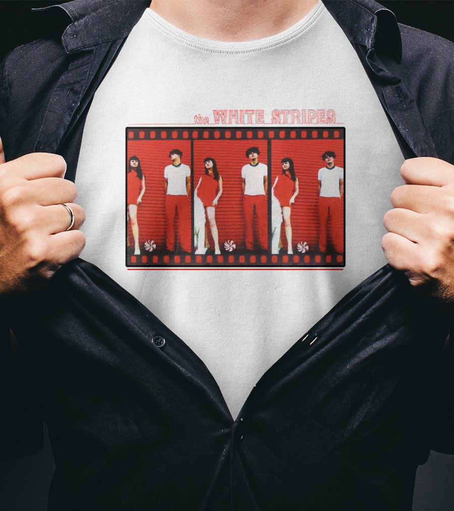 The White Stripes Red Filmstrip T-Shirt