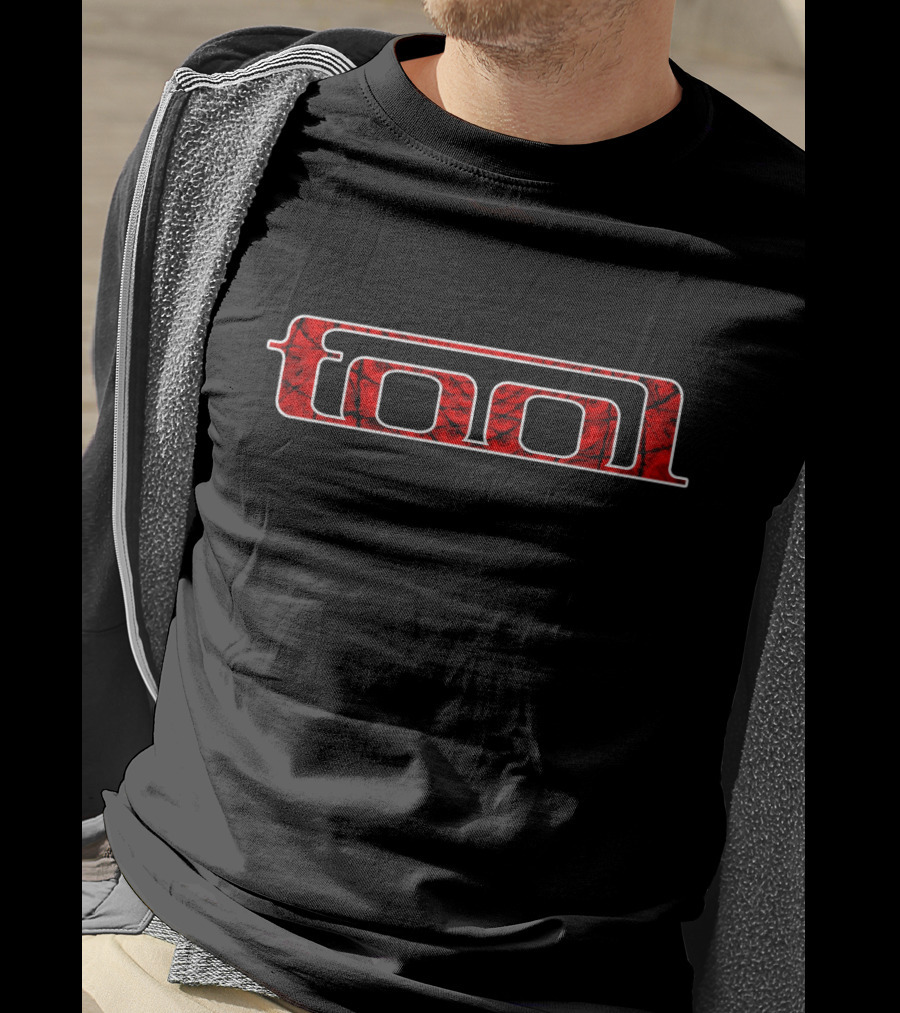 Tool Red Abstract T-Shirt