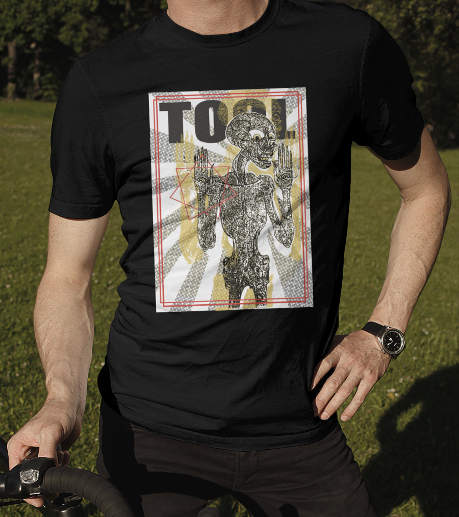Tool Skeletal Figure Geometric Patterns T-Shirt