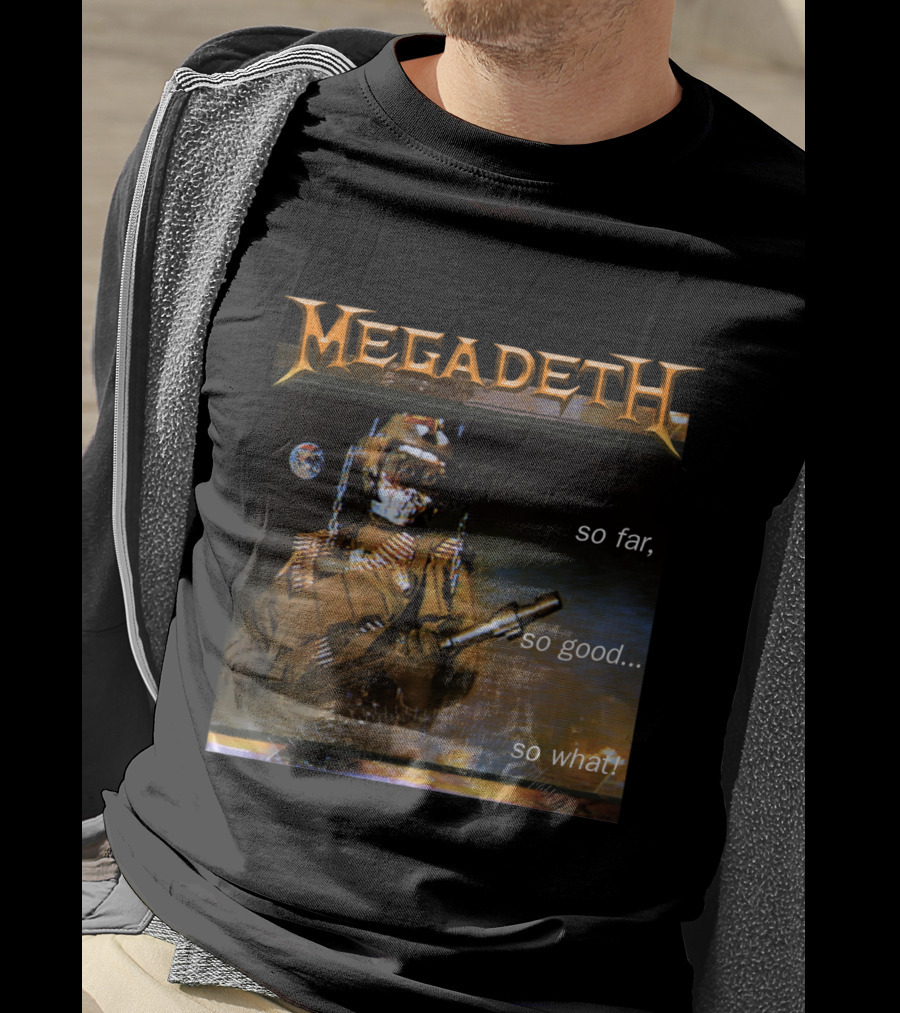 Megadeth So Far So Good So What Album Cover Art MGD 09 T-Shirt
