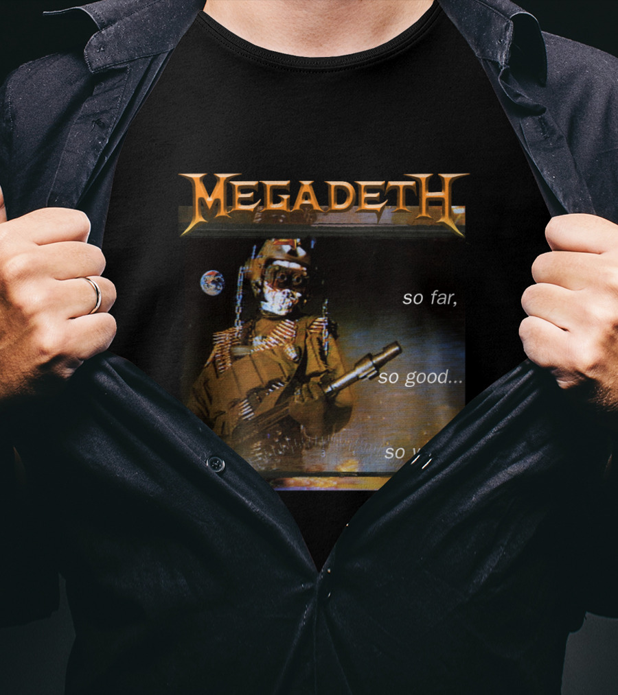 Megadeth So Far So Good So What Album Cover Art MGD 09 T-Shirt