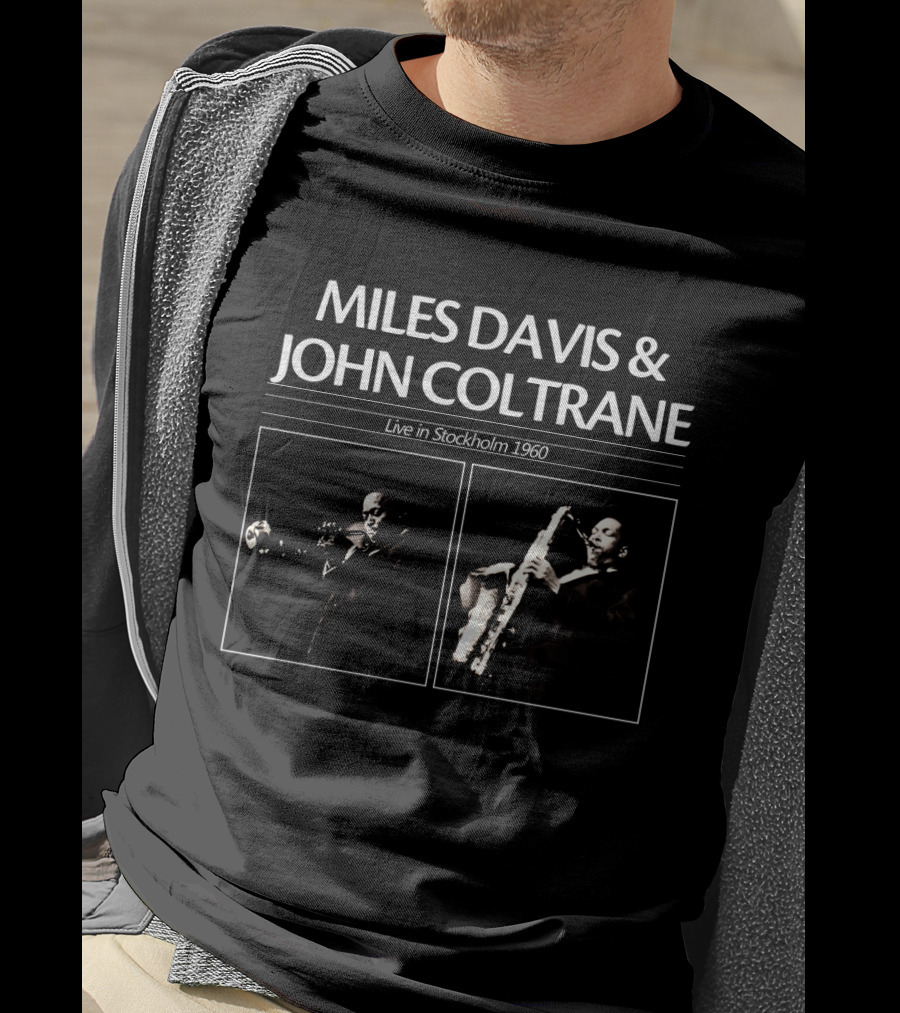 Miles Davis & John Coltrane Live In Stockholm 1960 T-Shirt
