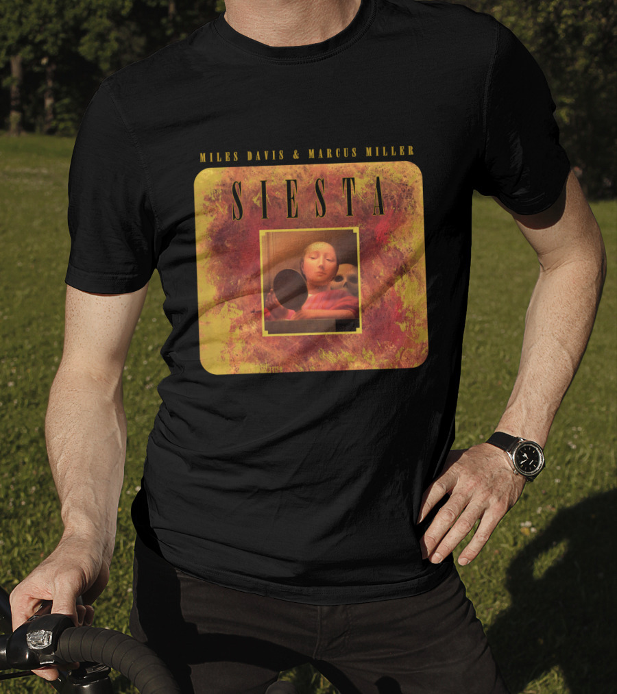 MDV 07 Miles Davis And Marcus Miller Siesta Album Cover T-Shirt