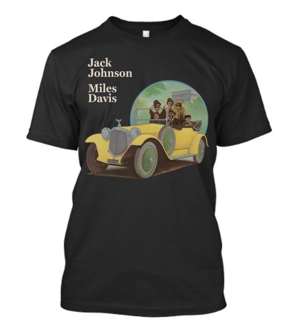 Jack Johnson Miles Davis Vintage Car Scene T-Shirt