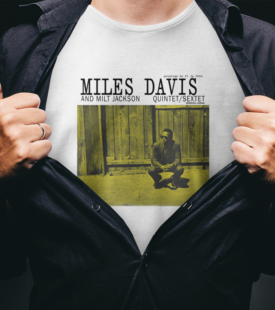 Miles Davis And Milt Jackson Quintet/Sextet Album Cover T-Shirt