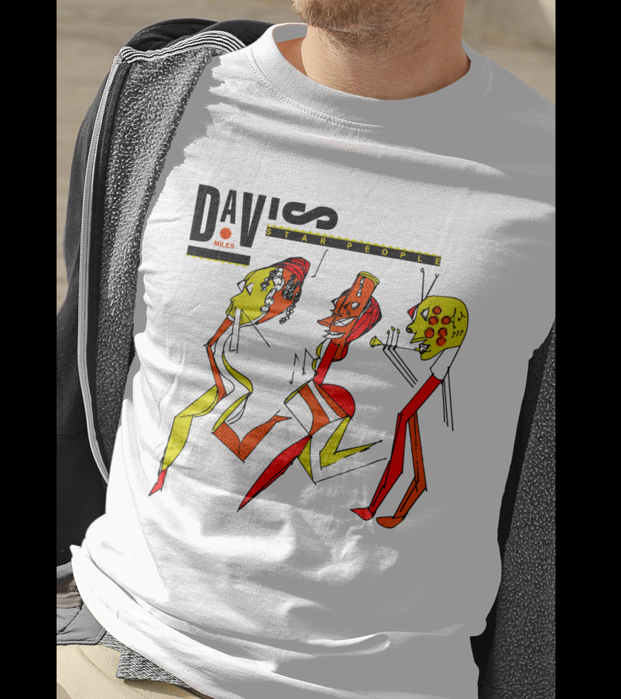 Miles Davis Star People Abstract Figures MDV 24 T-Shirt