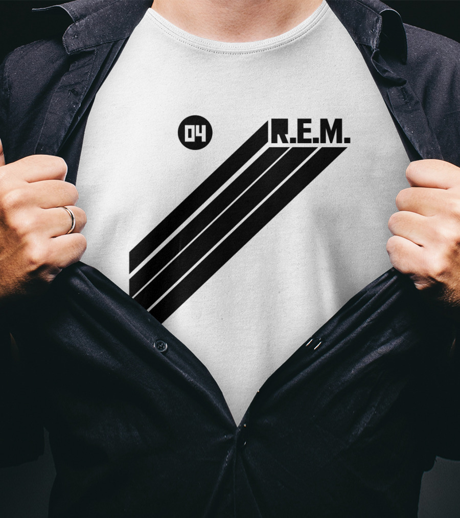R.E.M. 04 Stripe T-Shirt