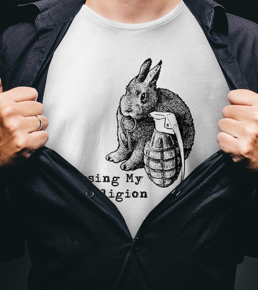 Losing My Religion Bunny Grenade REM 02 T-Shirt