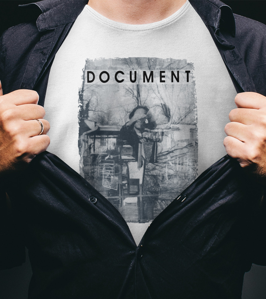 REM Document Reflections Monochrome Photograph T-Shirt