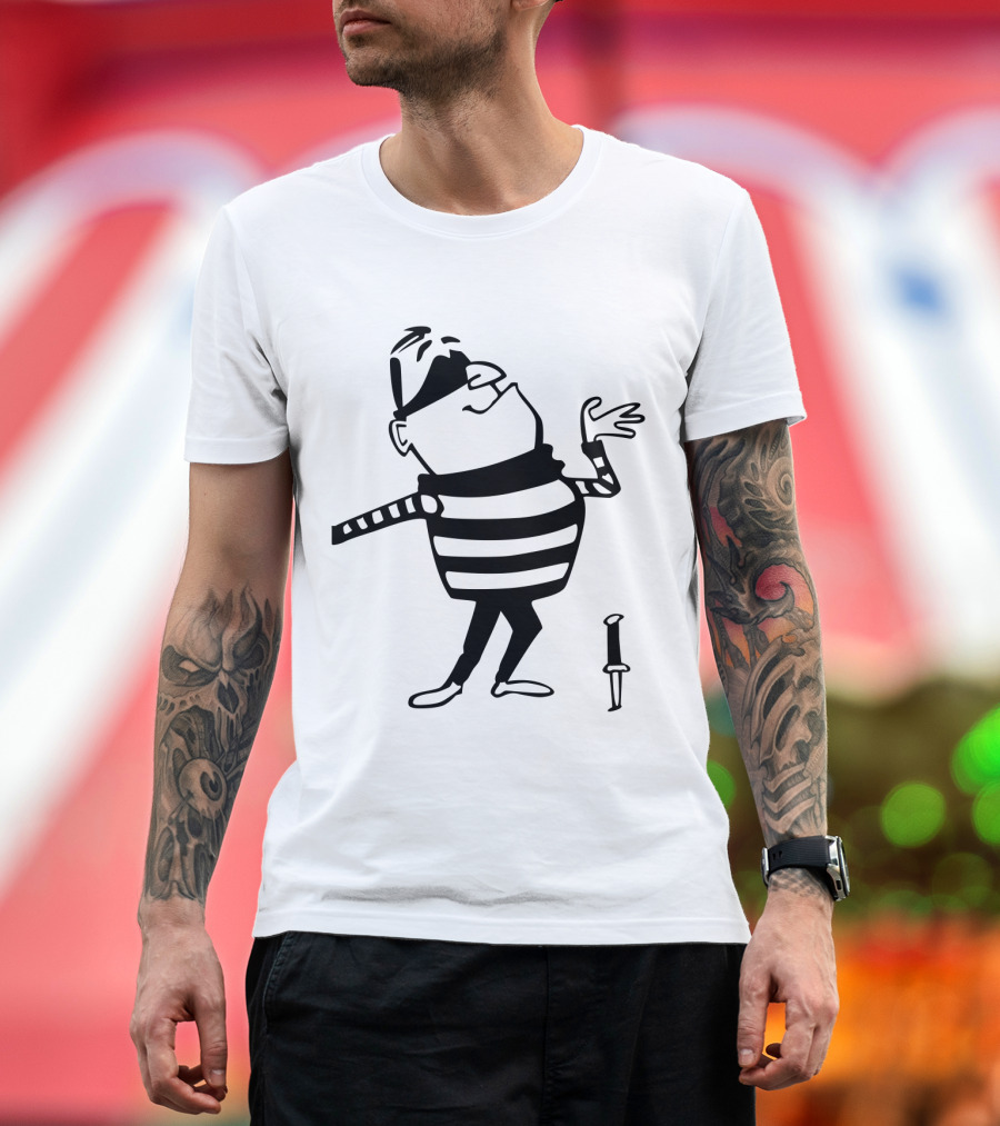 REM 05 Comic Burglar Character T-Shirt