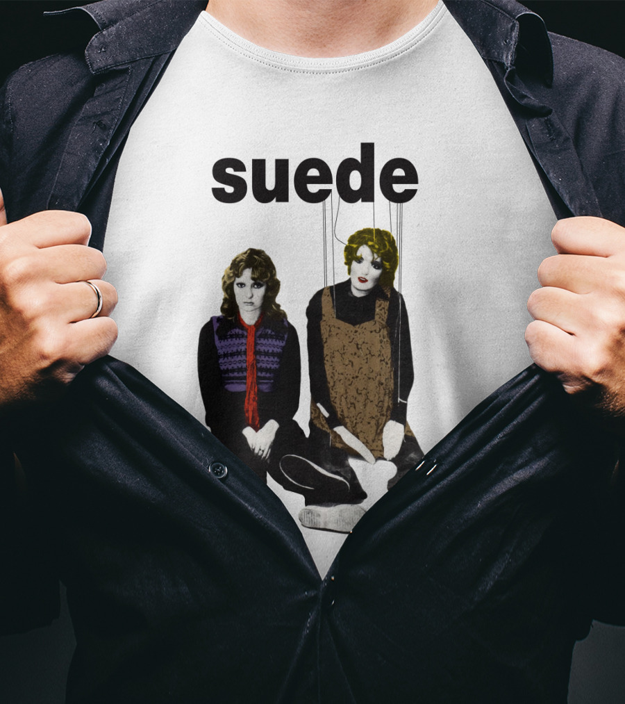 Suede Puppet Dolls Imagery Sde T-Shirt