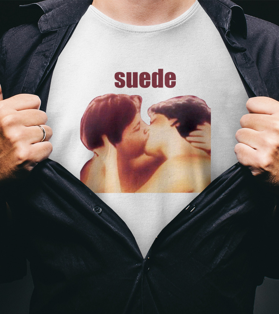 Suede Debut Album Cover Kiss Artwork T-Shirt