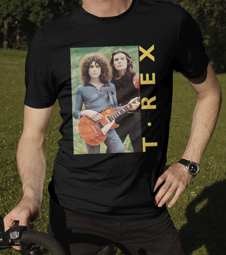 T·rex Band Portrait With Guitarist On Trx T-Shirt