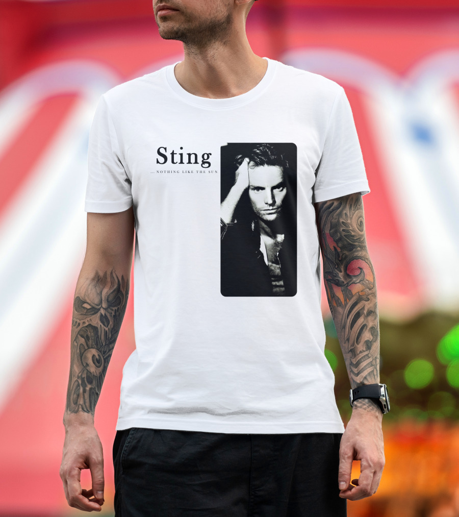 Sting Nothing Like The Sun Album Cover T-Shirt