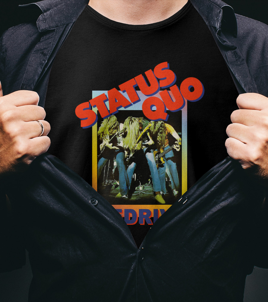 STATUS QUO PILEDRIVER Album Cover T-Shirt