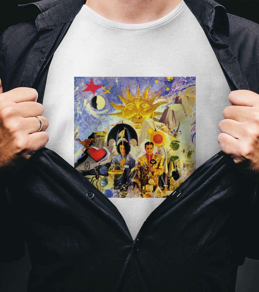 TFF 03 The Seeds Of Love Album Cover Collage Art Psychedelic T-Shirt
