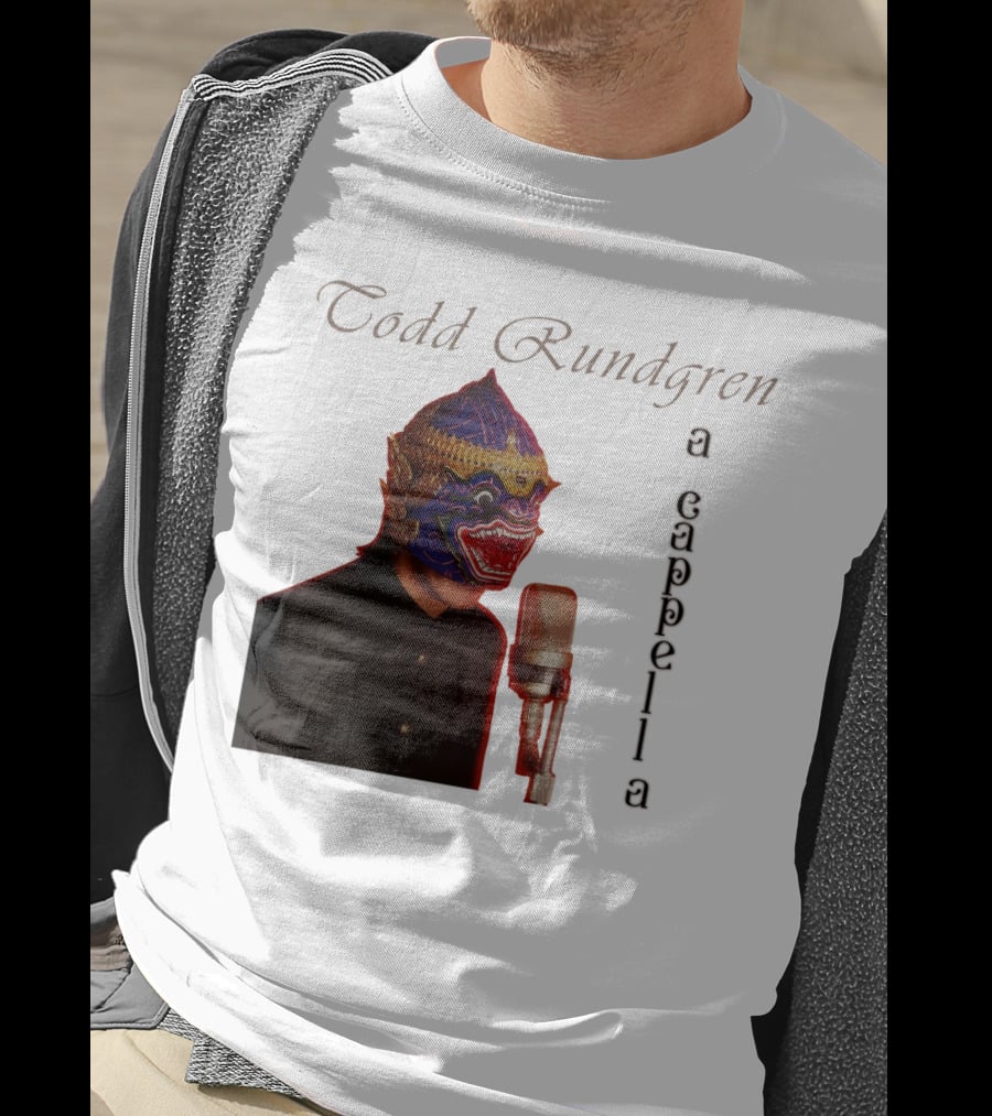 Todd Rundgren A Cappella Mask With Microphone T-Shirt