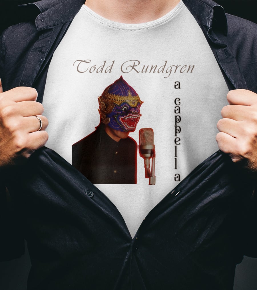 Todd Rundgren A Cappella Mask With Microphone T-Shirt