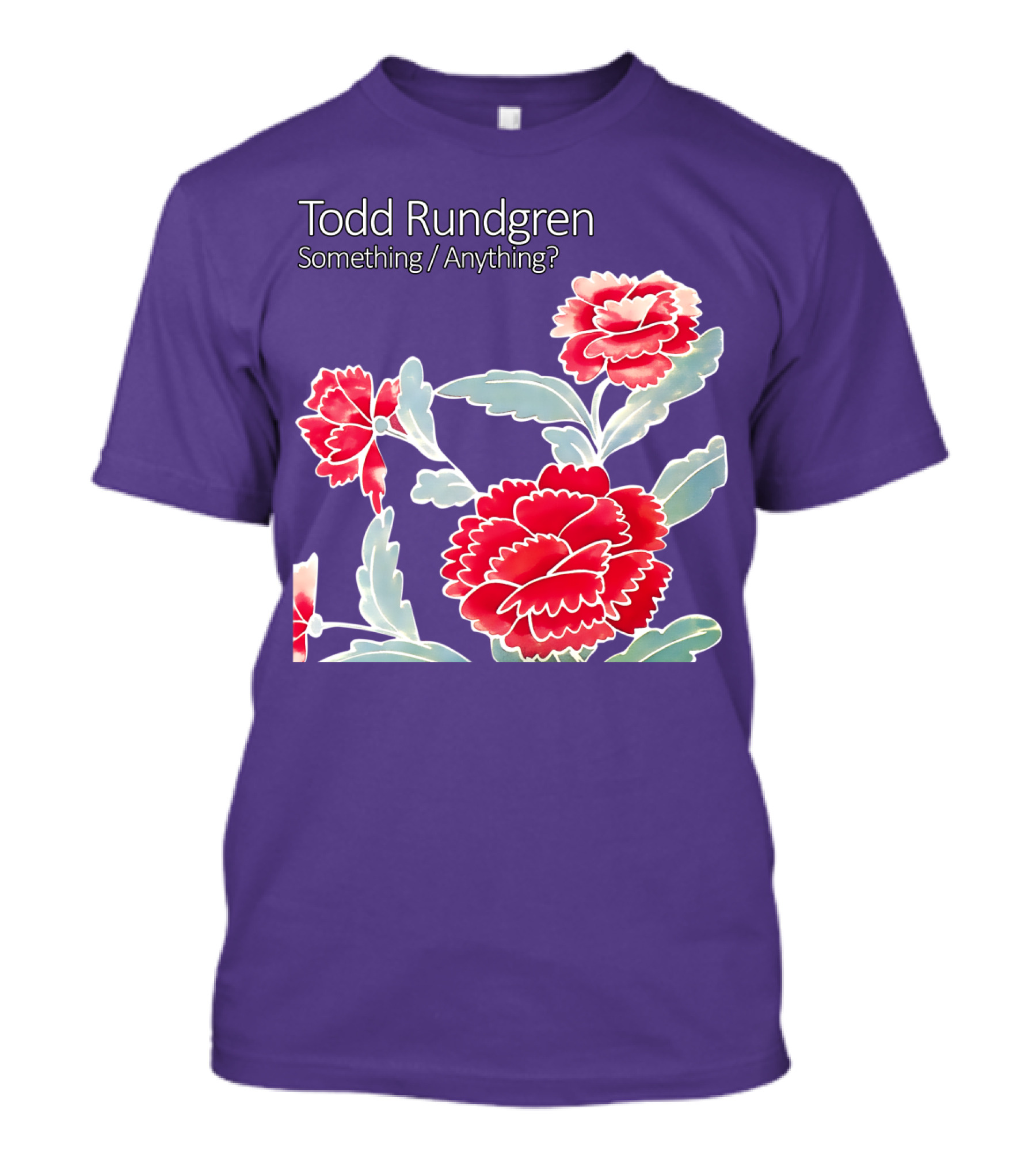 Todd Rundgren Something Anything Red Flowers T-Shirt