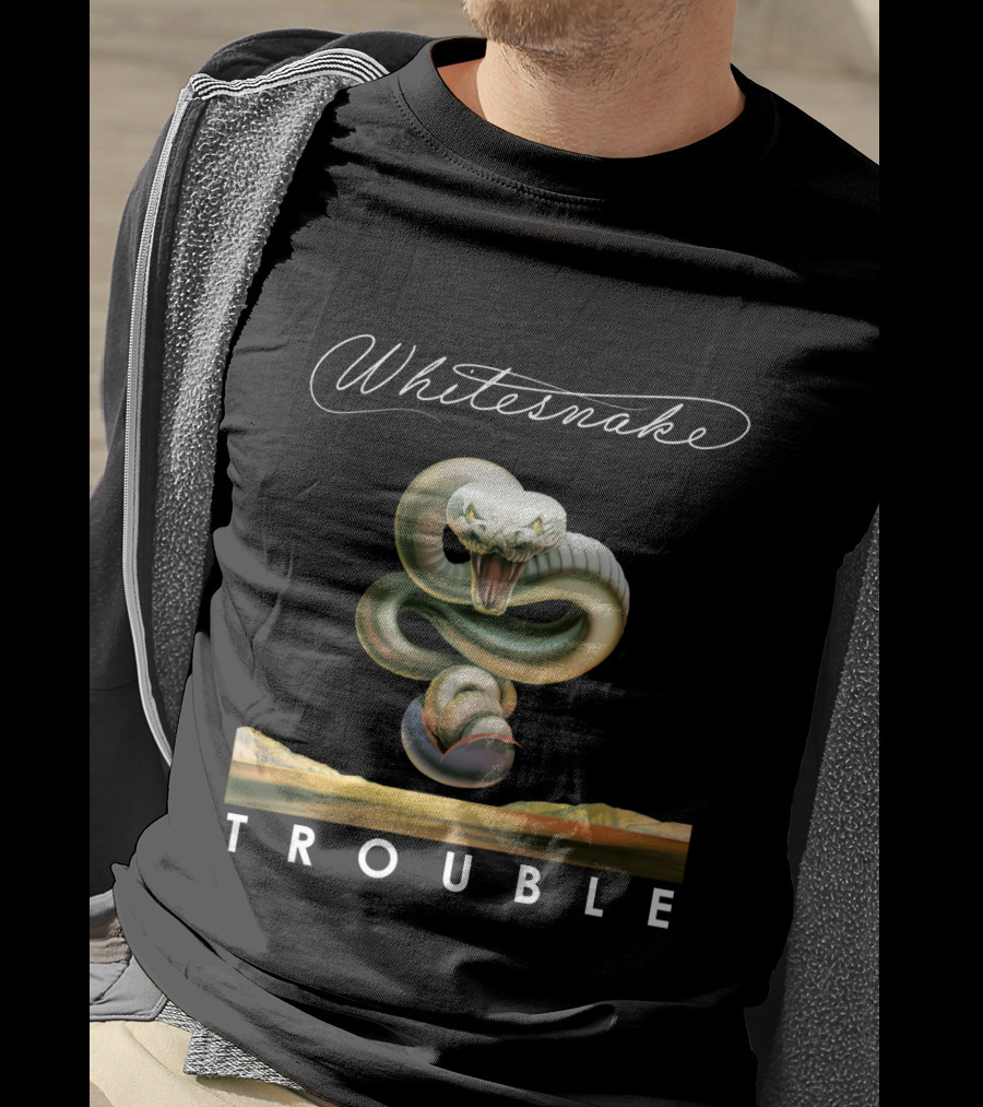Whitesnake Trouble Snake T-Shirt