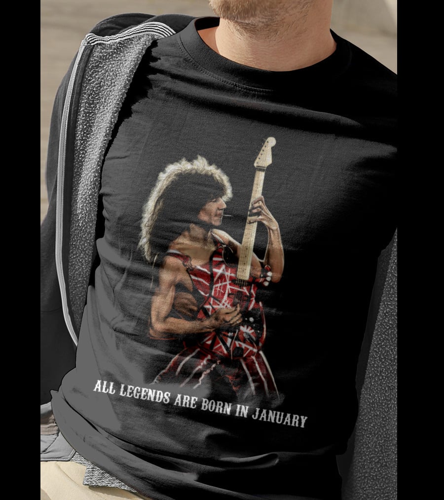 All Legends Are Born In January  T-Shirt