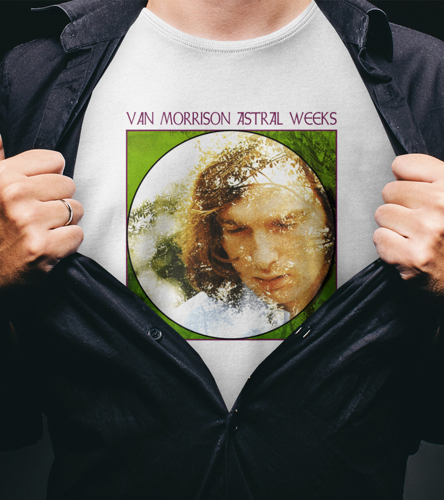 Van Morrison Astral Weeks Album Cover T-Shirt