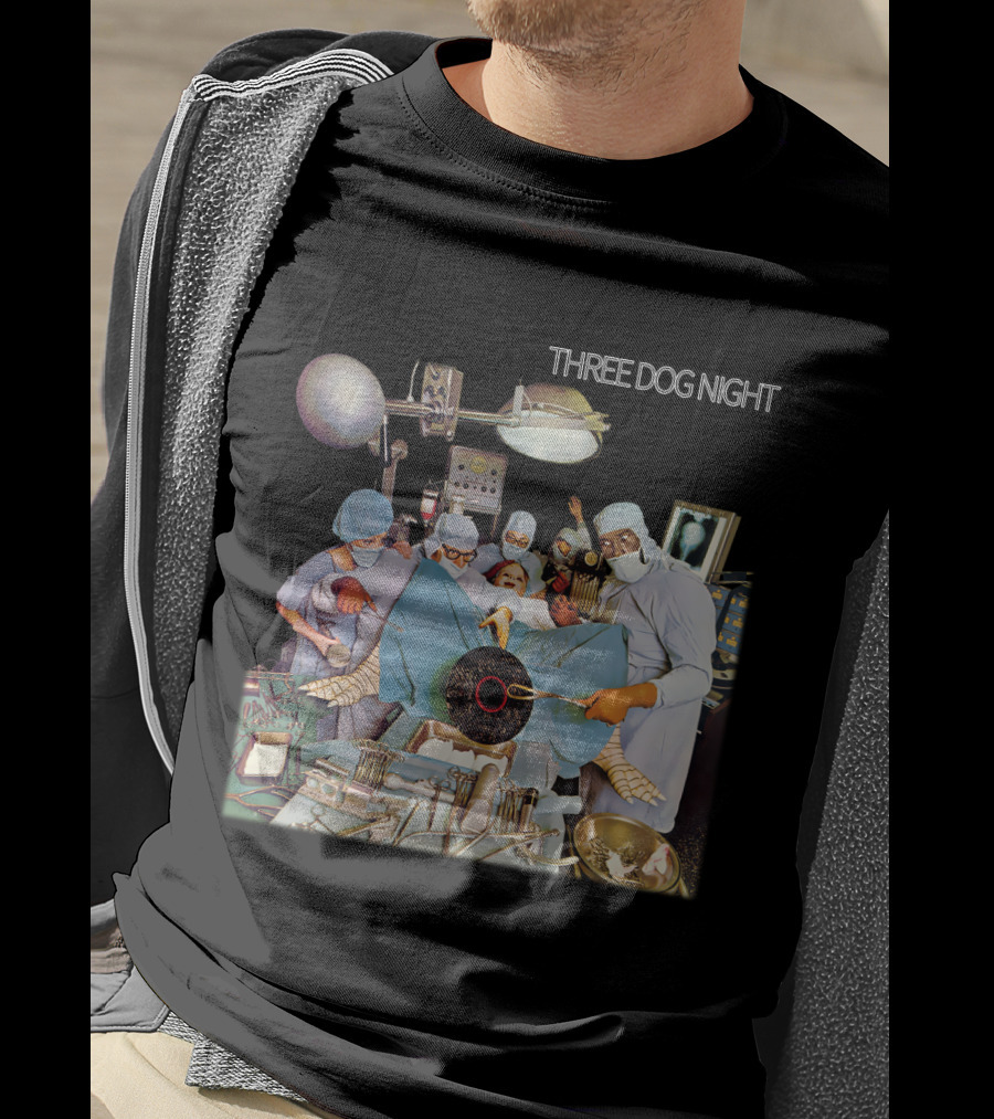 Three Dog Night Vinyl Surgery Operation Scene T-Shirt