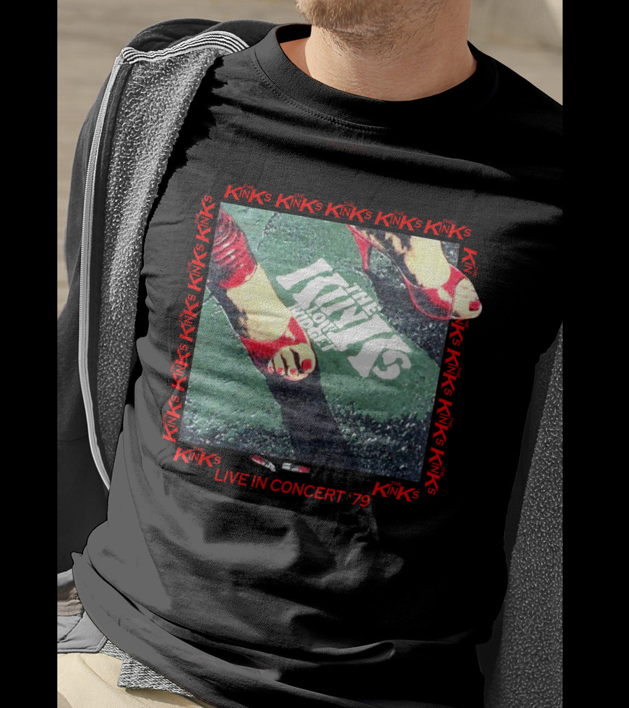 The Kinks Live In Concert '79 Tk-Ms T-Shirt