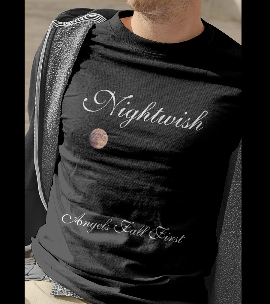 Nightwish Angels Fall First Moon And Tree Scene T-Shirt
