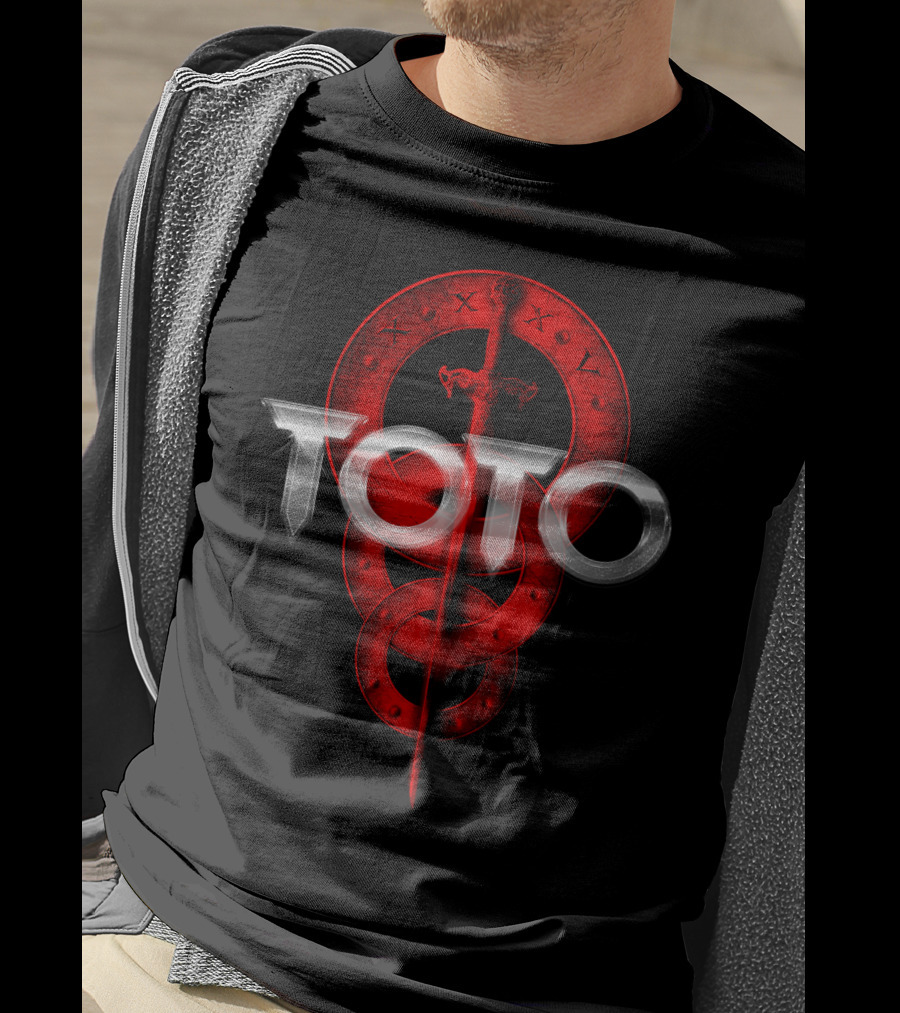 Toto Sword And Rings Logo With Roman Numerals T-Shirt