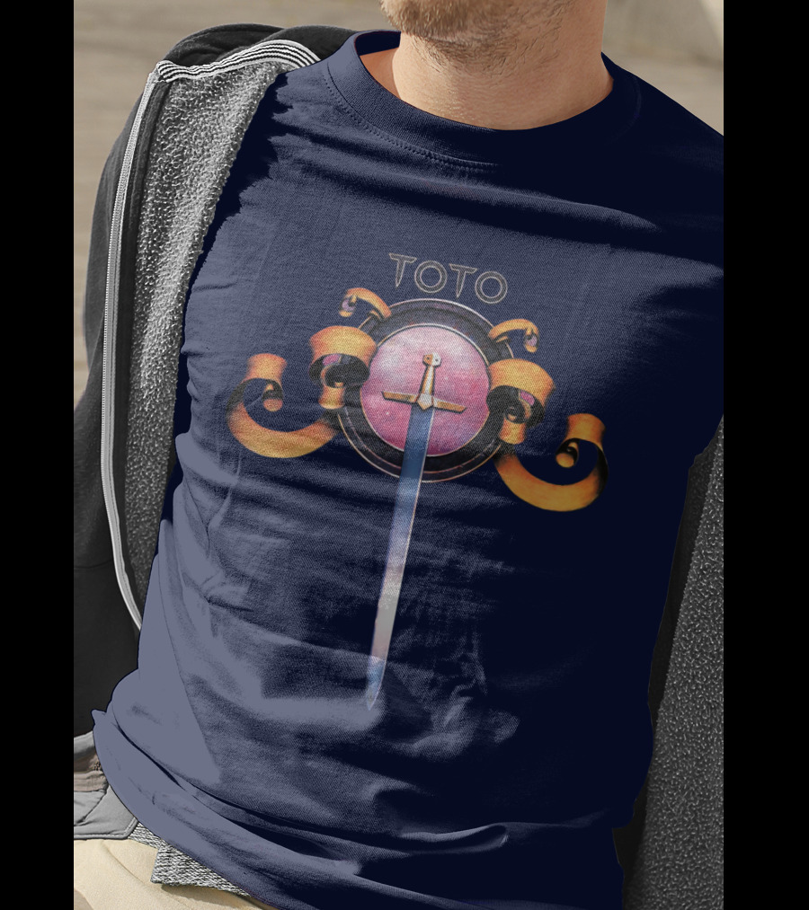 Toto Logo Sword And Ribbons Classic Style T-Shirt