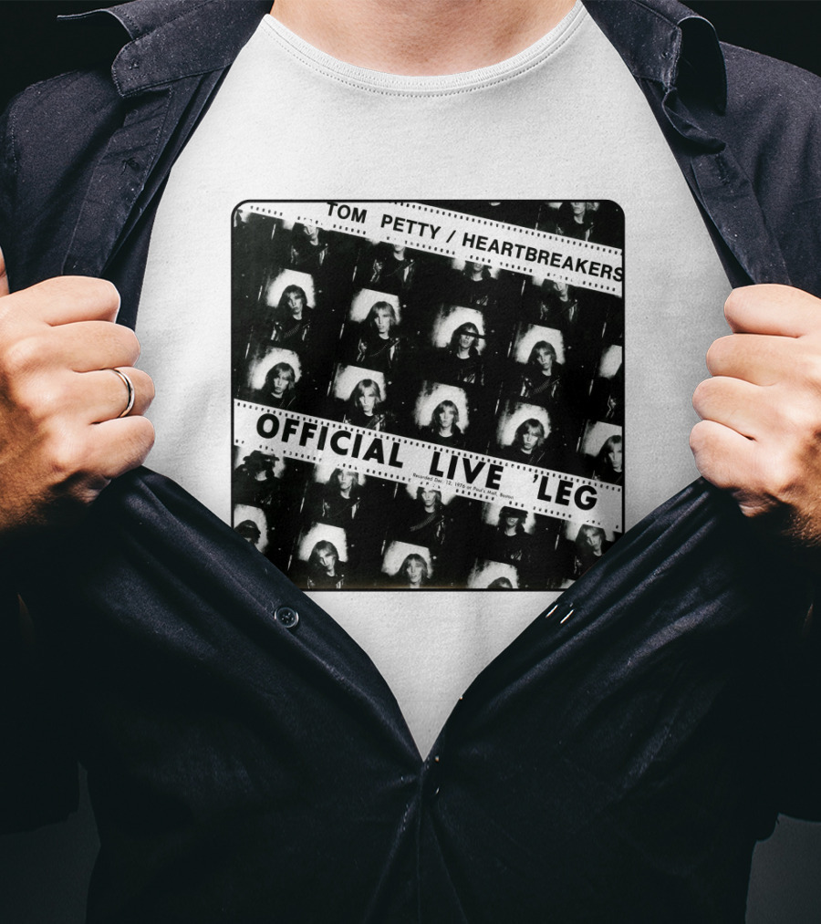 Tom Petty Heartbreakers Official Live Leg T-Shirt