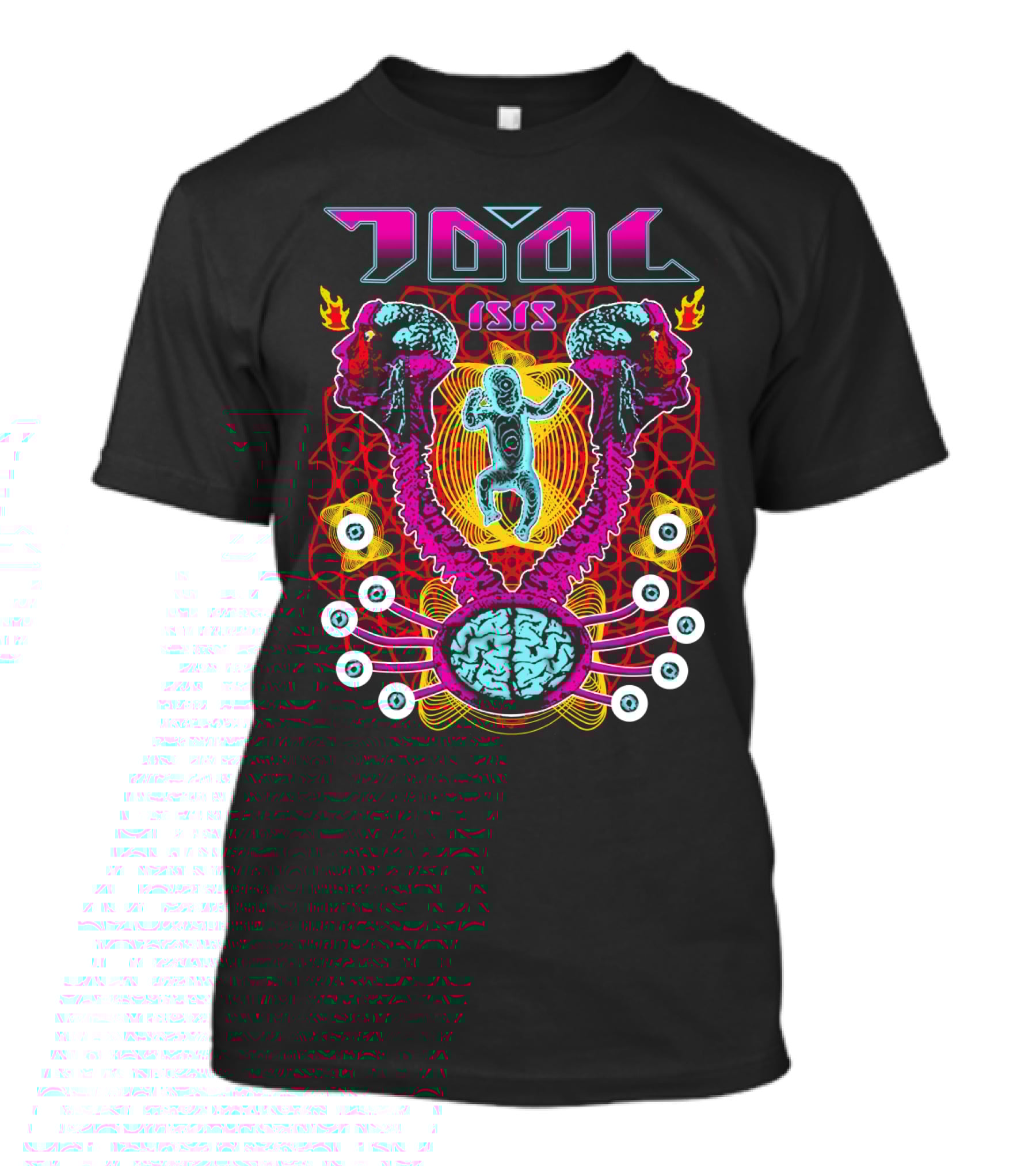 Tool Isis Surreal Brain And Skeleton Art T-Shirt