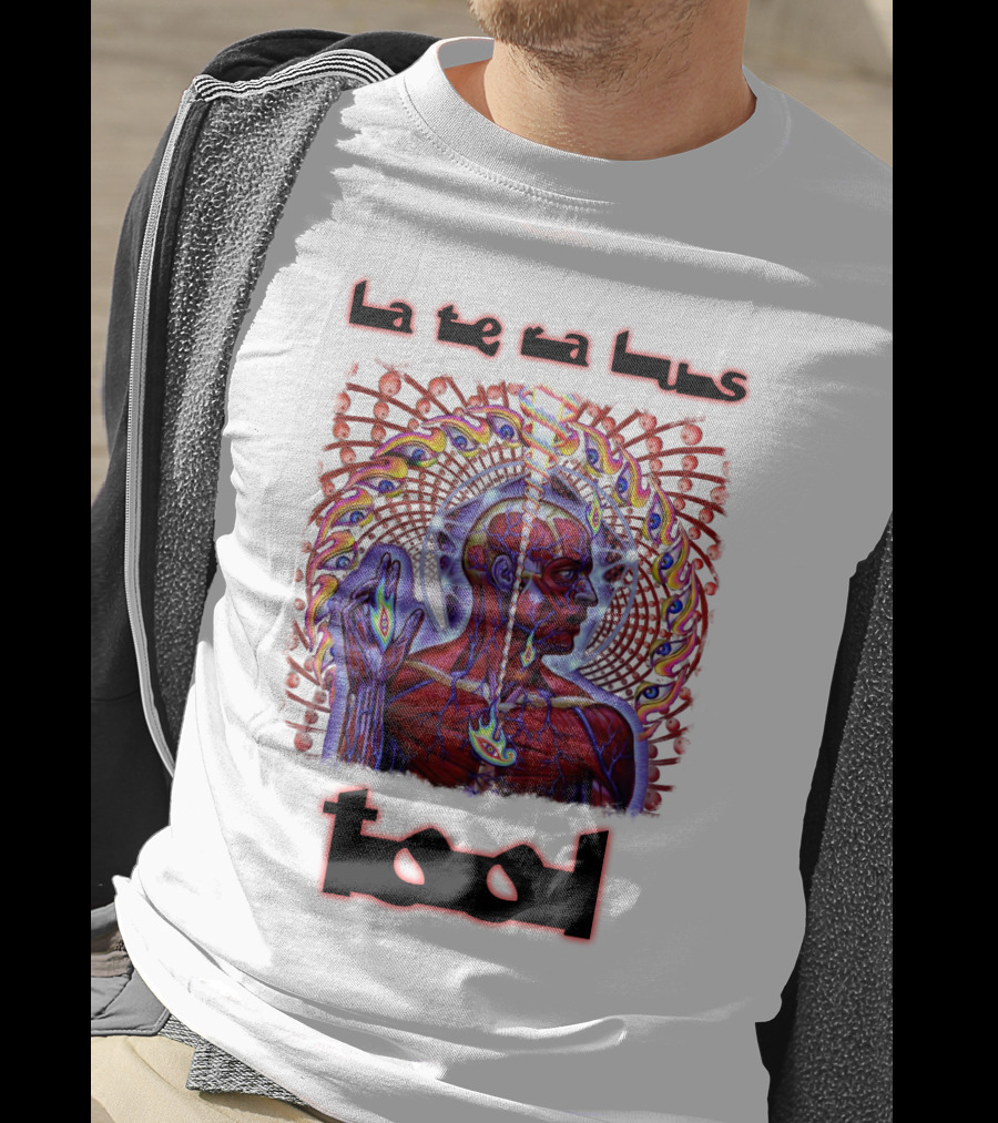 Tool Lateralus Inspired Psychedelic Art With Anatomical Human Figure T-Shirt