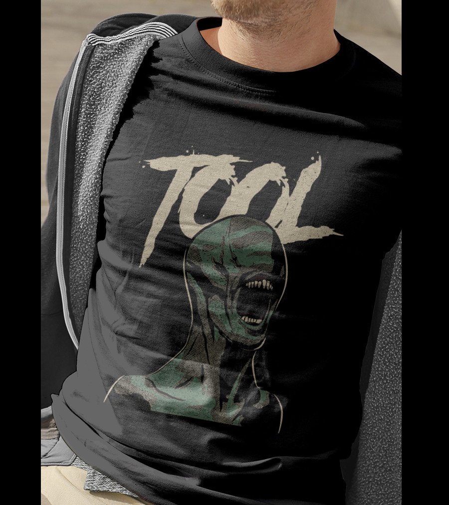 Tool Monster Scream Alien Head Artwork T-Shirt
