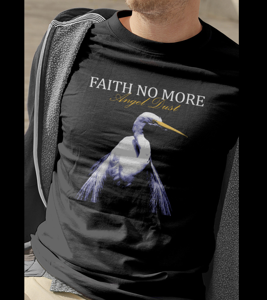 Faith No More Angel Dust Egret Album Cover T-Shirt