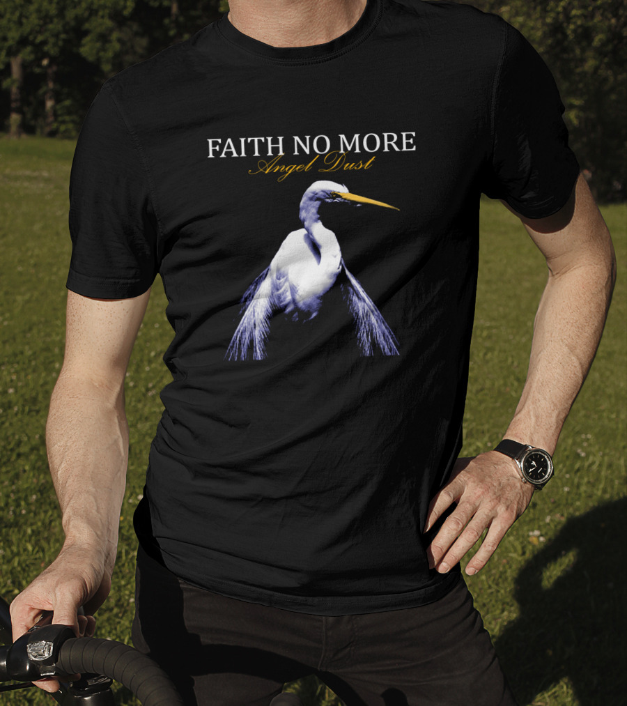 Faith No More Angel Dust Egret Album Cover T-Shirt