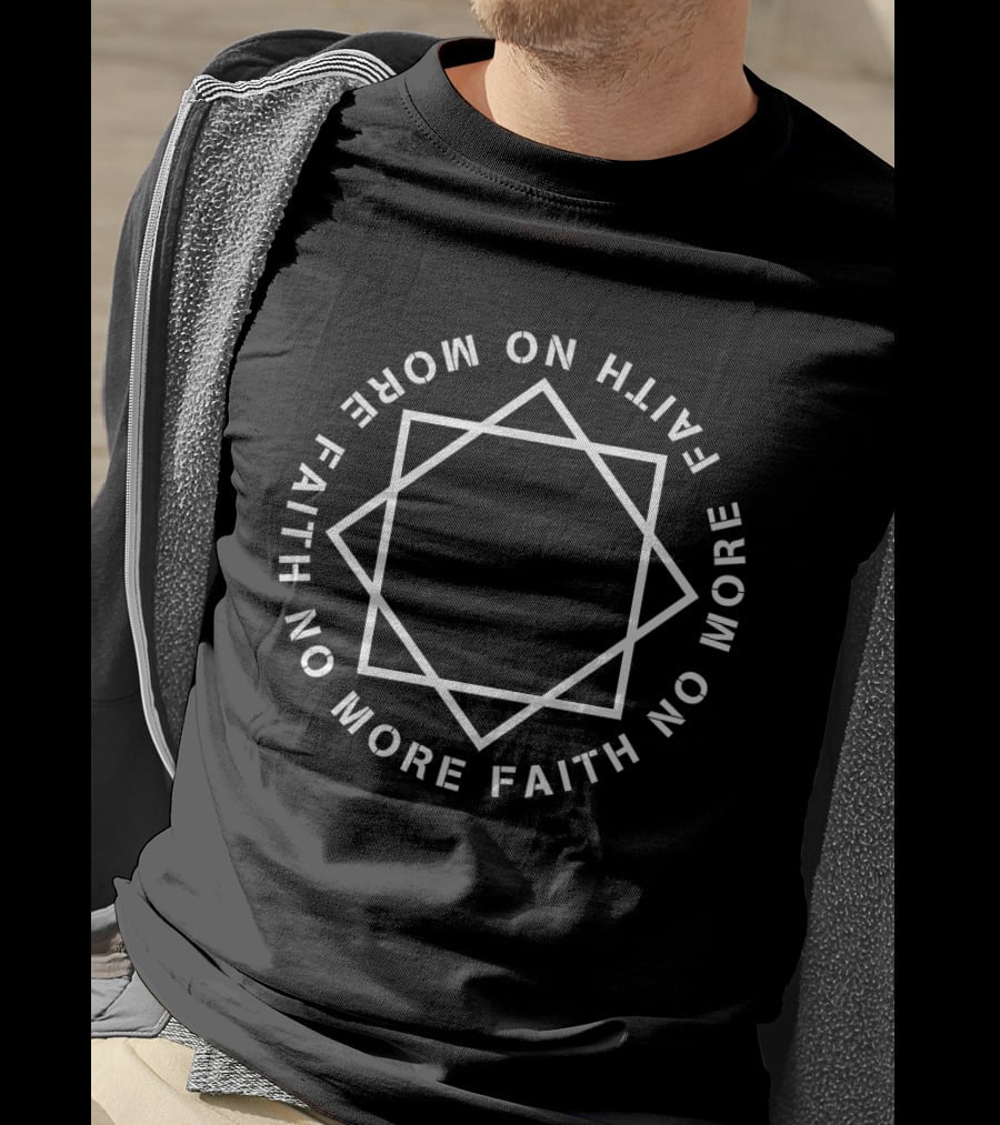 Faith No More Symbol Circle Text T-Shirt