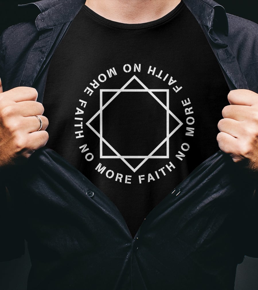Faith No More Symbol Circle Text T-Shirt