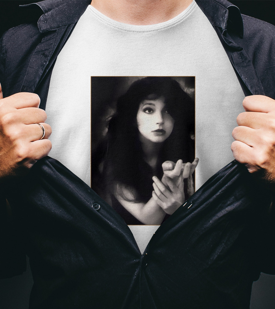 Kate Bush Black And White T-Shirt