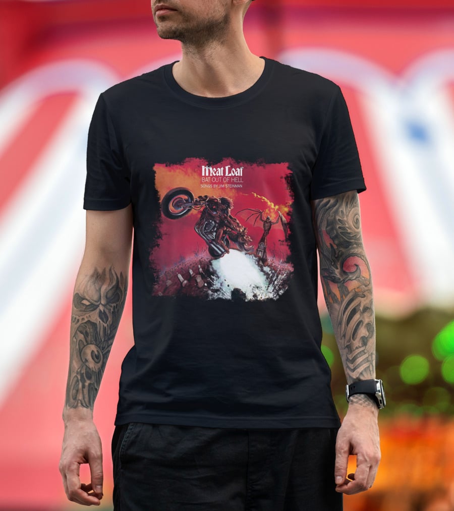 Meat Loaf Bat Out Of Hell Songs By Jim Steinman T-Shirt