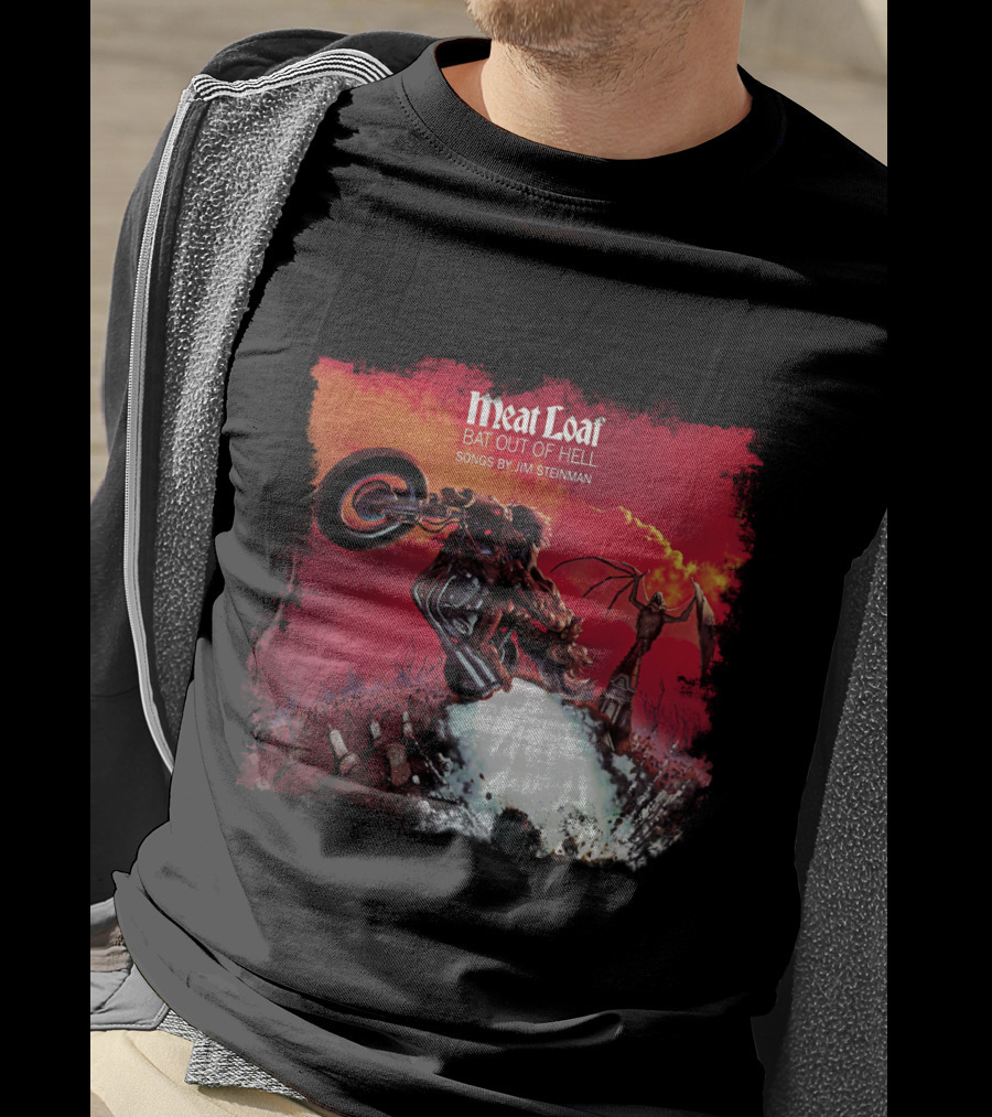 Meat Loaf Bat Out Of Hell Songs By Jim Steinman T-Shirt