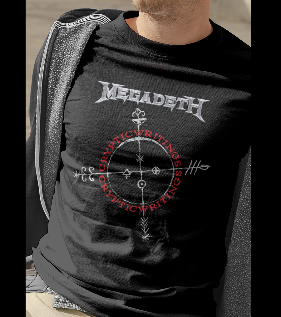 Megadeth Cryptic Writings Symbol And T-Shirt