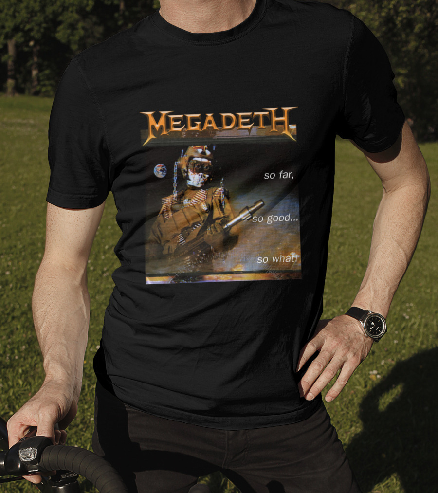 Megadeth So Far So Good So What Mgd-Ms T-Shirt