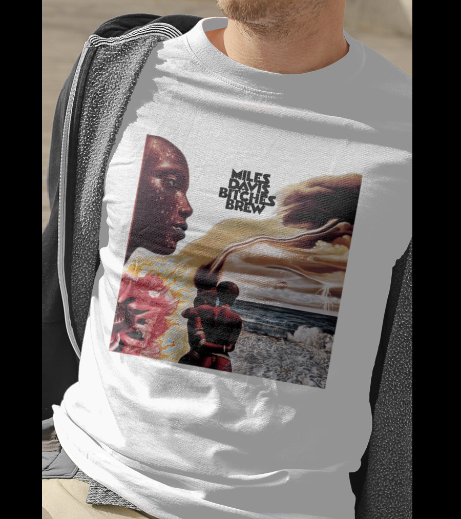 Miles Davis Bitches Brew Album Cover Art T-Shirt